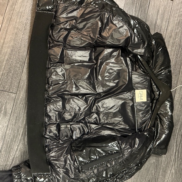 SAM Women's Freestyle Bomber/Puffer Jacket Jet Black Size Large - Picture 12 of 16
